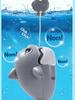 Funny Cute Pull String Shark Keychain Biteable Cartoon Pendant Bag Small Shark Keychain Charm Stress Relief Toy Kids Adults Gift