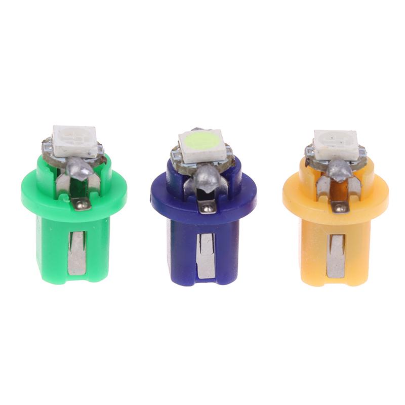 10Pcs T5 B8.5D Led 5050 Smd Led Bulb Car Interior Instrument Light Automobile Dashboard Side Switch Lamps Car Accessories