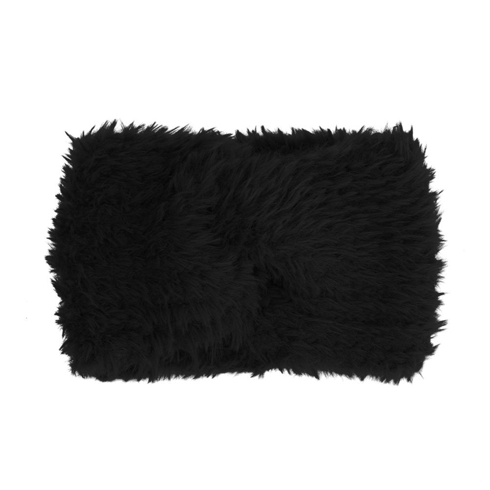 New Wide Cross Plush Headbands For Woman Warm Hairband Elastic Sport Yoga Headwear Girl Hair Band Autumn Winter Hair Accessories