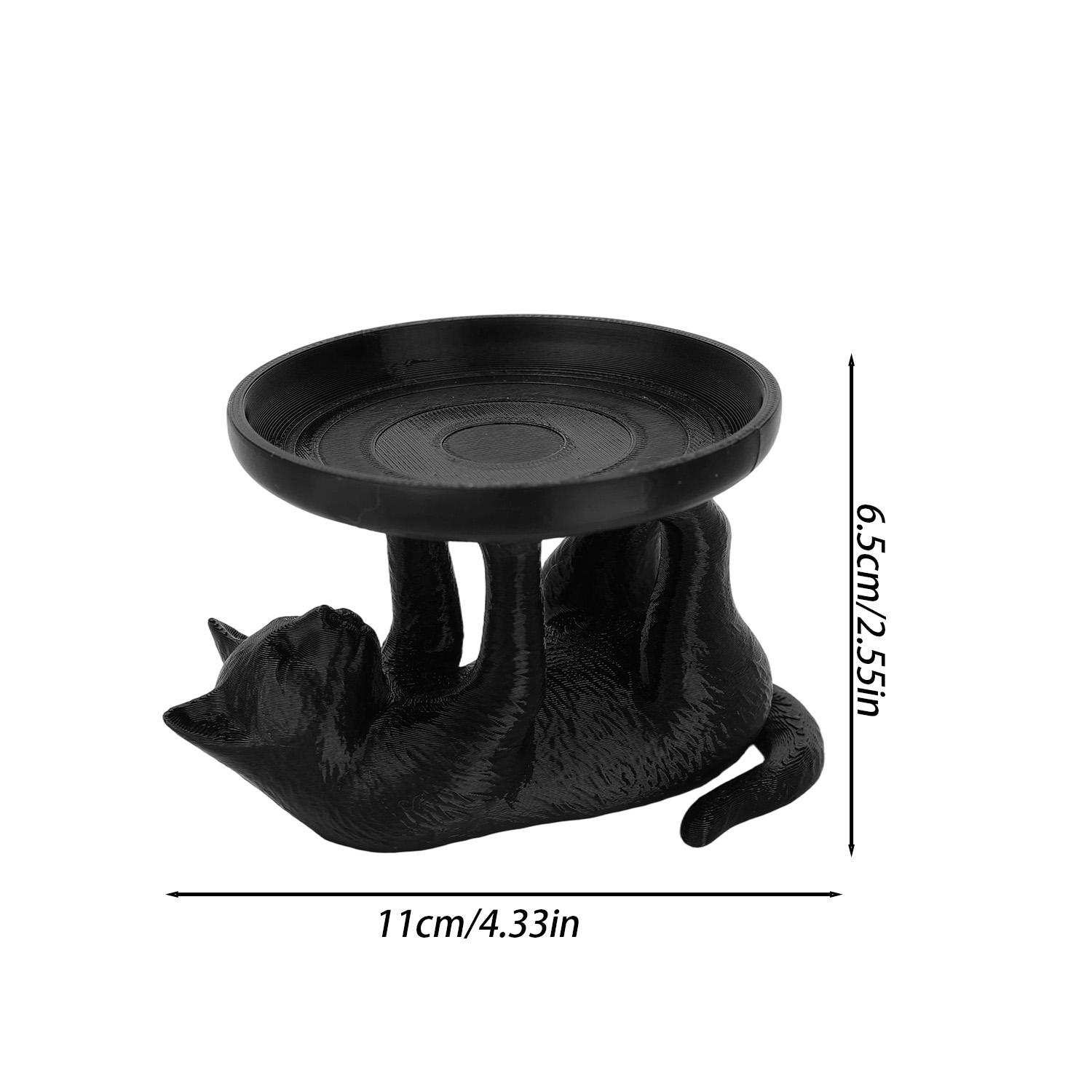 

1/2pcs Funny Cartoon Cat Jewelry Tray Lovely Bracelets Ring Display Stands Home Dish Desktop Ornaments Holder Accessories
