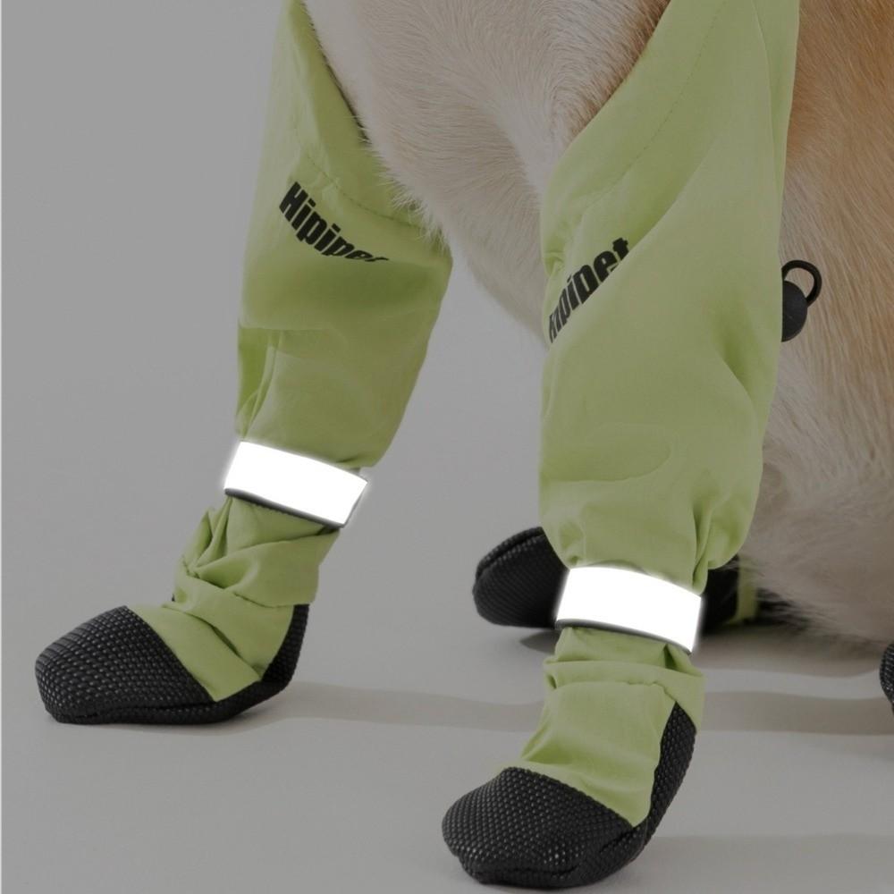 Anti-dirty Dog Rain Pants Adjustable Puppy Shoe Cover Four-Legged Pants  Pet Strolling