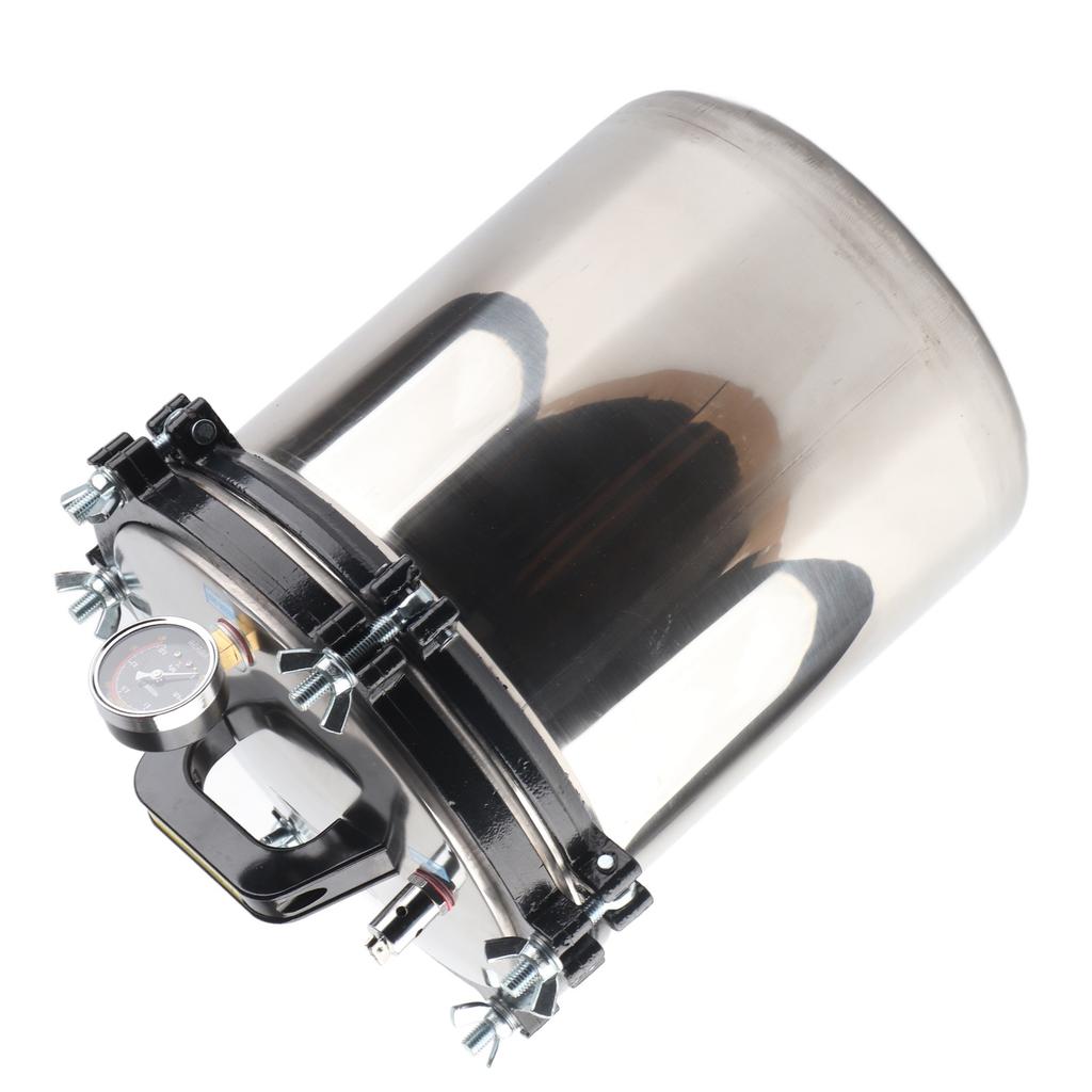 Steam Autoclave Portable High Temperature Pressure Pot Stainless Steel Machine 18L