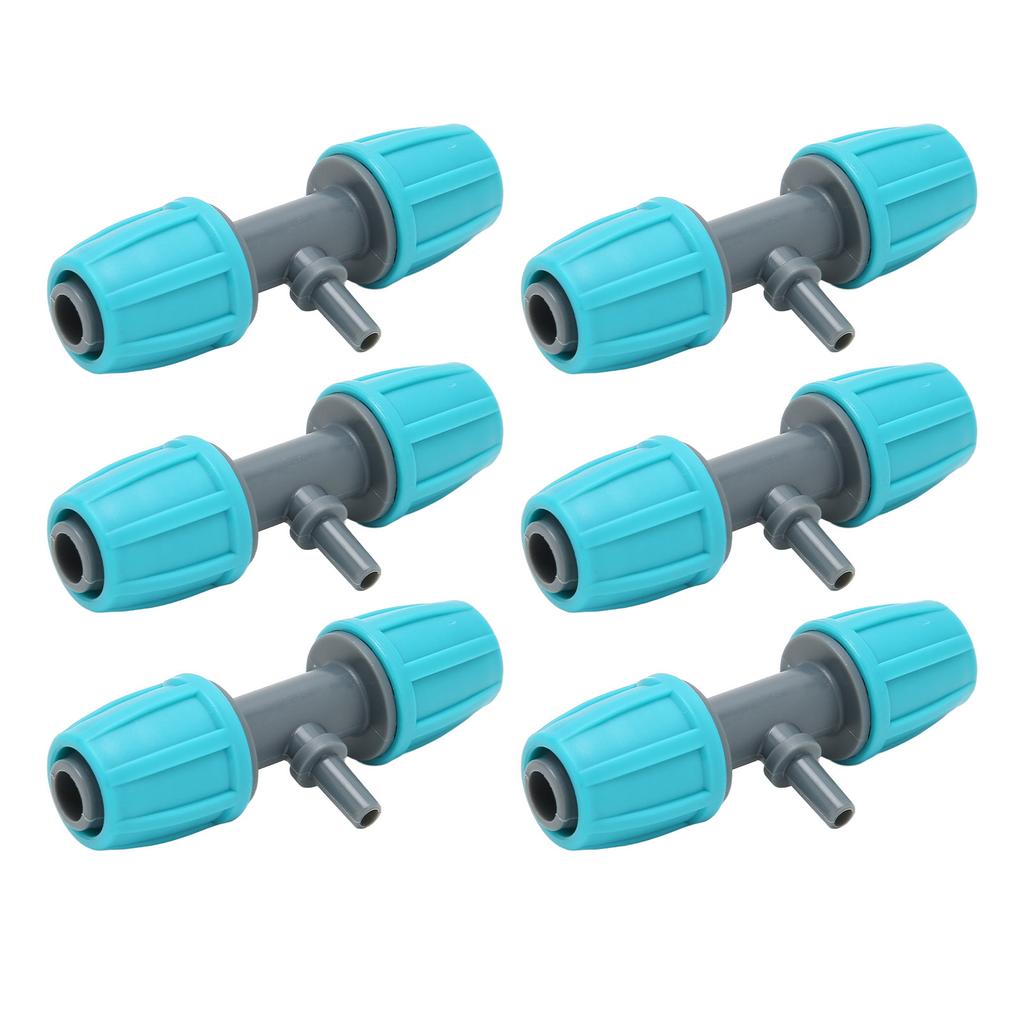 10PCS 16mm to 4 7 Barbed Tee Irrigation Tube Reducing Tee Connector Fitting for Garden Courtyard