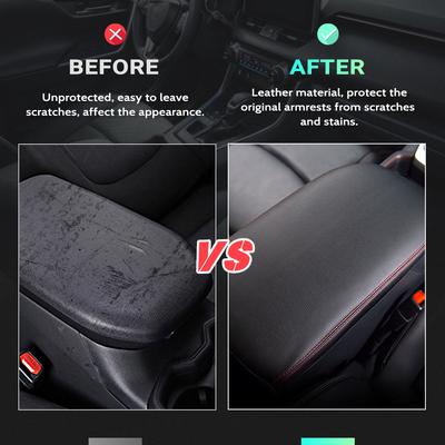 Pour Toyota RAV4 2019 2020 2025 2025 2025 Housse de Protection de Boîte d'Accoudoir Central Housse de Poignée Accoudoir Accessoires Intérieurs de Voiture
