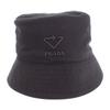 Prada 2HC137_2DRT_F0002 L Hat Black Nylon Mens