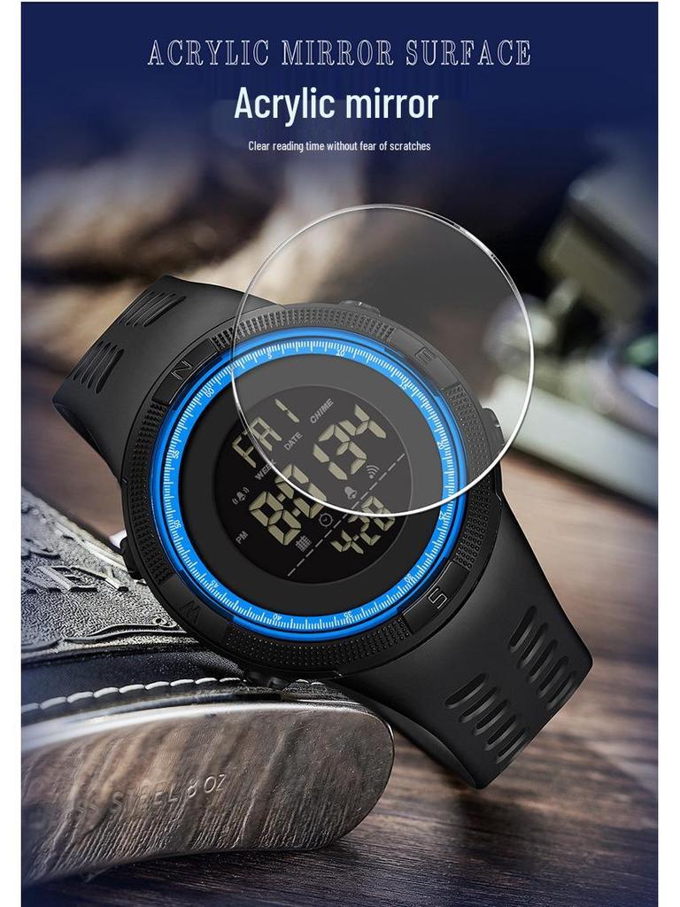 OFNS Popular Multifunctional Luminous Sports Watch for Students