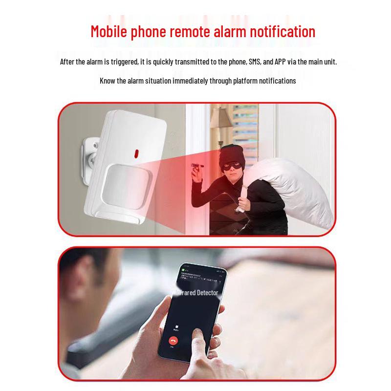 Wired Dual-Tech Infrared Microwave Detector Alarm Sensor