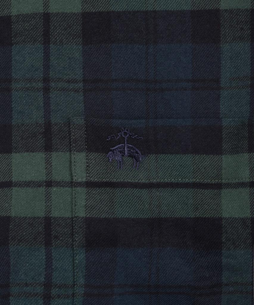 BROOKS BROTHERS Flannel Check Shirt (Multi) (Bbthmff401)