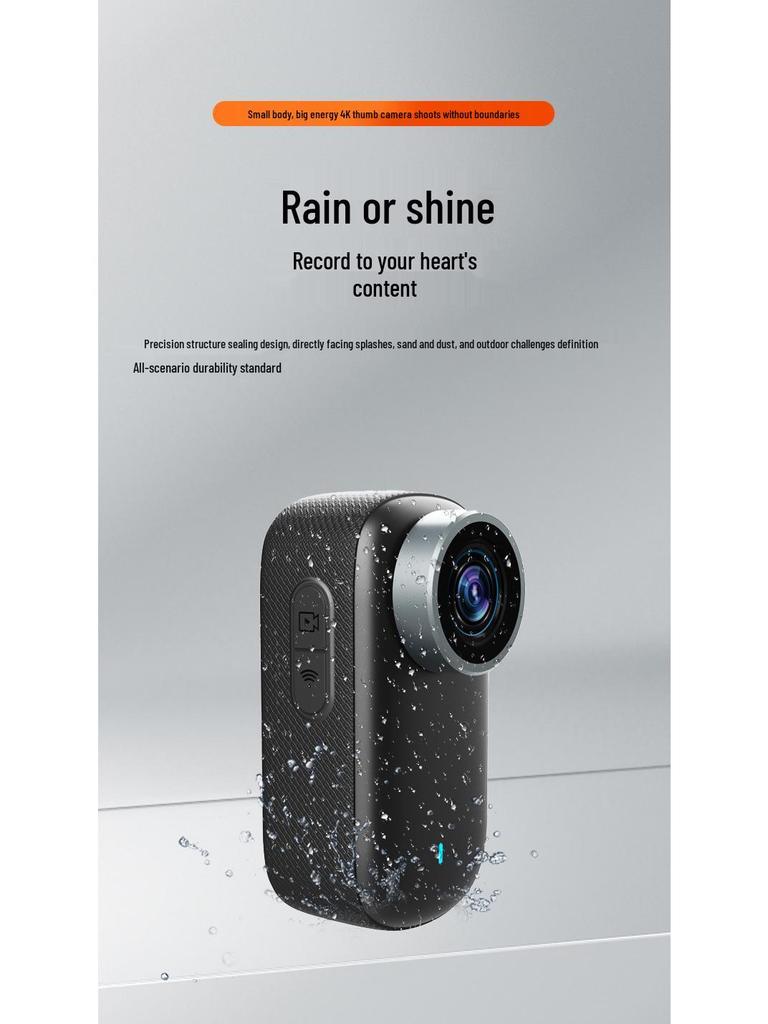 4K Ultra HD Waterproof Diving & Sports Camera Camcorder for Outdoor Adventures