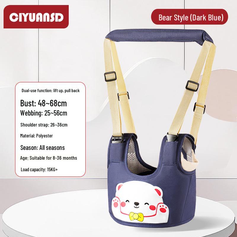 Multifunctional Breathable Baby Walking Harness with Anti-Fall, Anti-Choke, and Anti-Lost Features