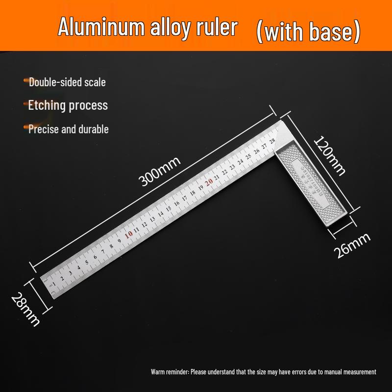 Multifunctional High-Precision Protractor: Angle, Square, Triangle, and Angle Gauge for Woodworking and Industrial Measurement.