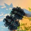 Temperament Light Luxury Feather Hair Clip Versatile Elegant Fluffy Shark Clip For Women Girls Sweet Hair Accessories Gifts