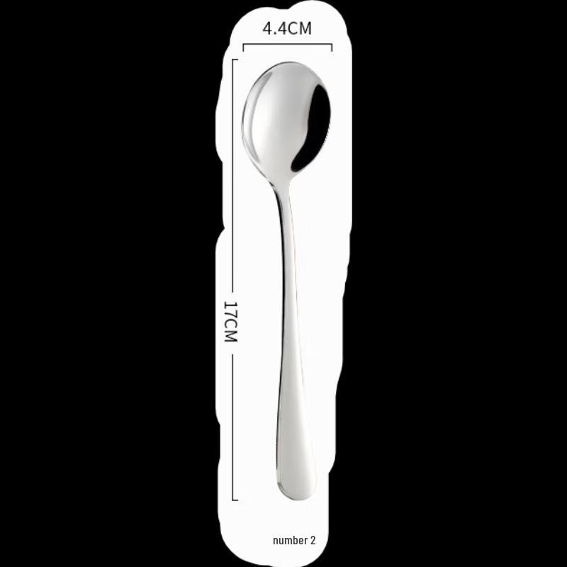 abay 304 Stainless Steel Long Handle Table Spoon