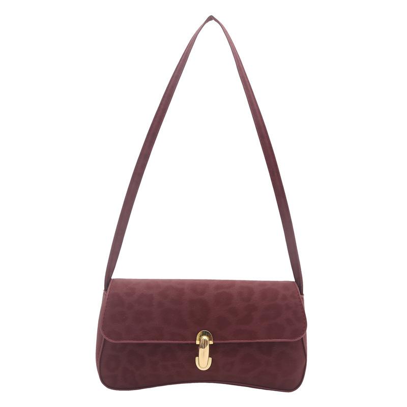 Deerskin Fleece Lock Largecapacity New Winter Beautiful Fashion Single Shoulder Underarm Small Square Bag Women