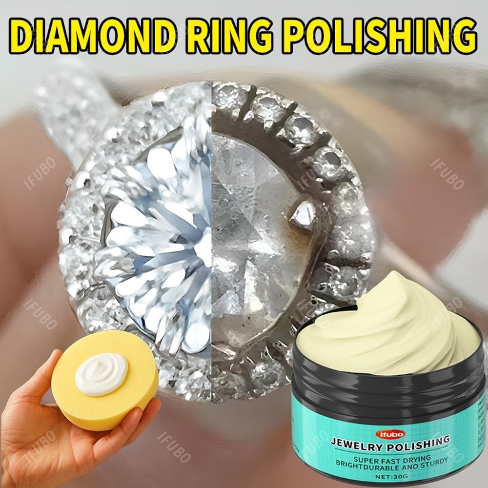 Jewelry Polishing - White for Polishing Rings, Bracelets, Earrings & More -S & Scratches - Durable & Sticky Formula - Perfect Fo