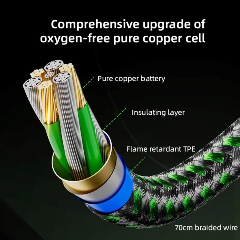 Type C Auditory Adapter For GS3pro Earphones Supporting 480Mbps Data Transfer with Straight/Angled Connectors for Gaming