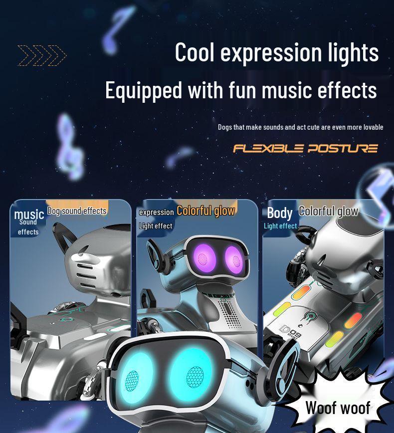 Interactive Gesture-Controlled Robot Dog Toy for Kids