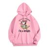 Women's Casual Loose Fit Letter Print Long Sleeve Pullover Hoodie for Everyday Wear