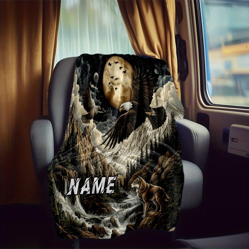 Wildlife Adventure Customize Your Name Rv Blanket Comfortable Soft Lightweight For All Seasons Perfect For Travel Camping Picnics Sofas Rvs Beds