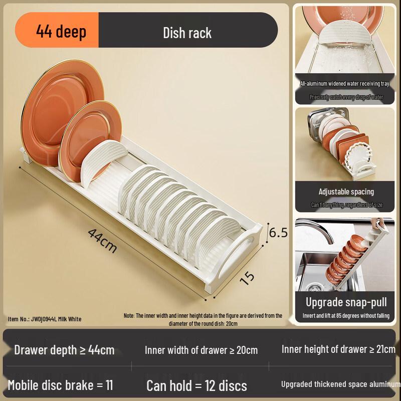 Qiwei Aluminum Kitchen Dish Drying Rack Organizer
