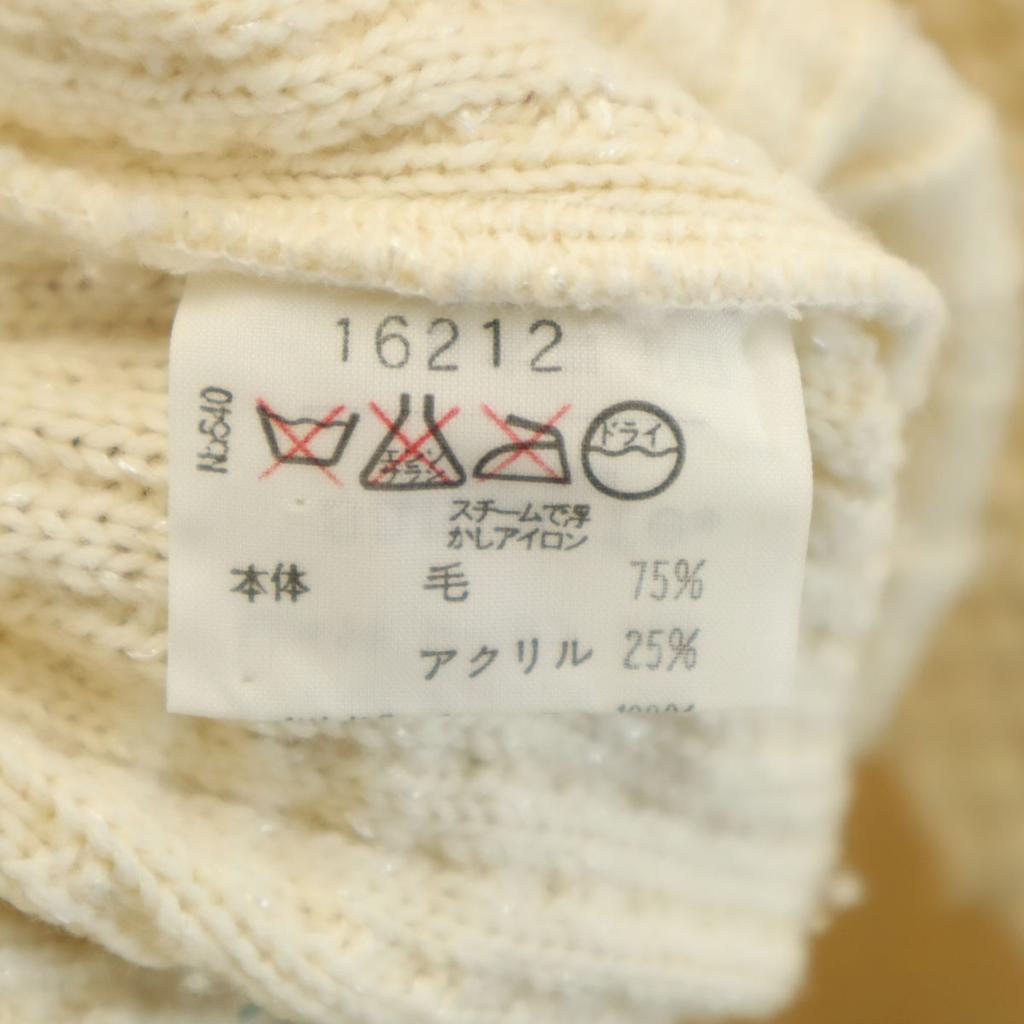 Santa Fe 90s Made In Japan Wool Blend Old Long Sleeve Sweater 3 Knit Men's Used