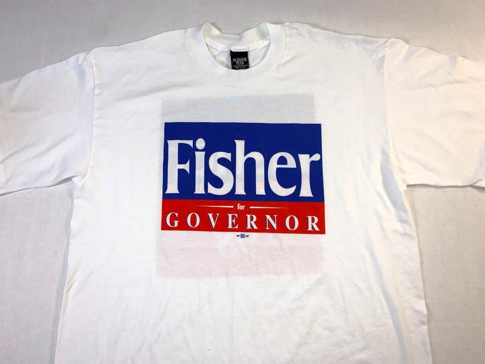 Rare Vintage 1998 Lee Fisher Michael Coleman For Ohio Governor T-Shirt New! XL Unisex T-Shirt XXL