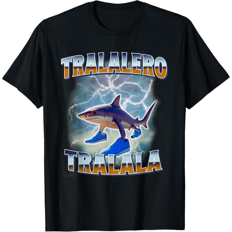 

Tralalero Tralala, Funny Shark Meme, Shark With Shoes Meme T-Shirt XXXXXL чорний