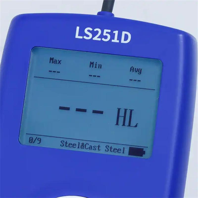 Linshang LS251D Portable Leeb Hardness Tester for Metal Heat Treatment Split Segment Code Screen Portable Hardness Tester