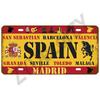 Retro Metal Tin Sign - Country License Plate for Home Bar Garage Man Cave Wall Decor