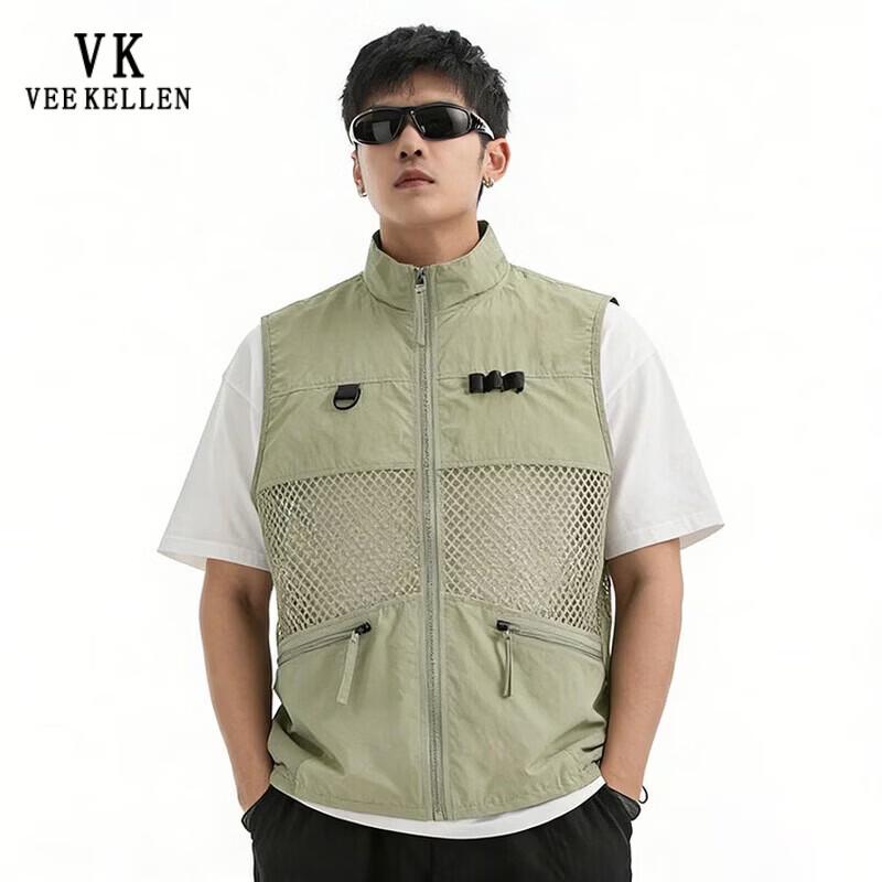 VEE KELLEN Men s Lightweight Quick-Dry Outdoor Vest M