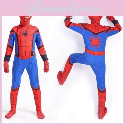 High Quality Durable Homecoming Spiderman Costume Tights Suit For Kids And Adults