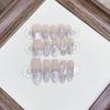 Hand-woven Armor Purple Fishtail Shell Hand-painted Fishtail Cat Eye Pure Temperament Nail Art Patch