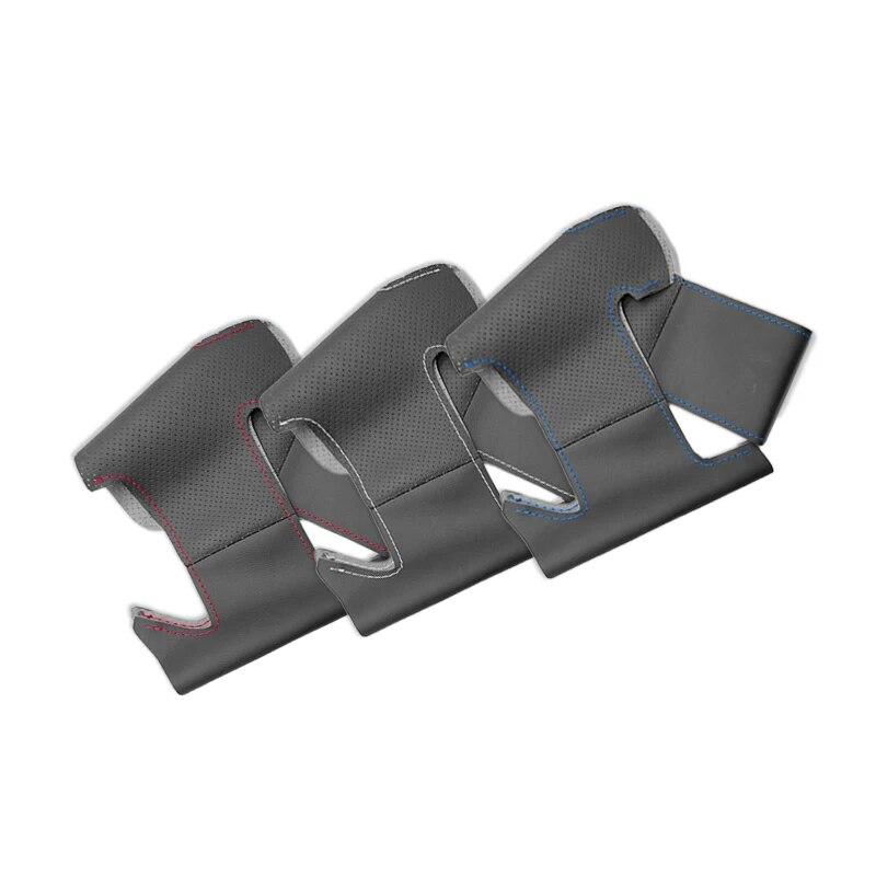 Perforated Microfiber Leather Steering Wheel Cover Trim For Peugeot 207 Expert Partner Citroen Berlingo Jumpy Toyota Proace
