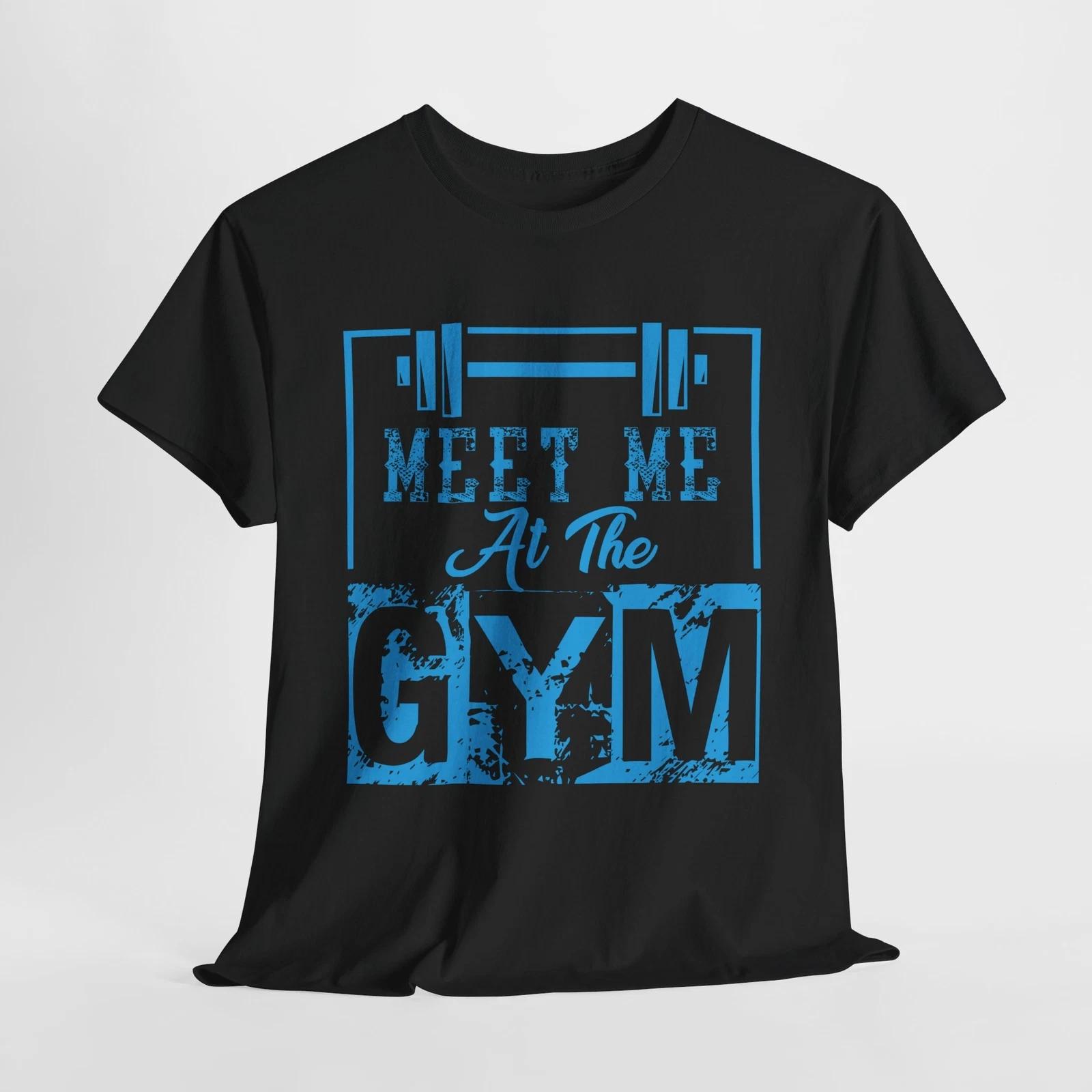 Gym Is My Therapy T-Shirt | Fitness Motivation Tee | Meet Me at the Gym Shirt S