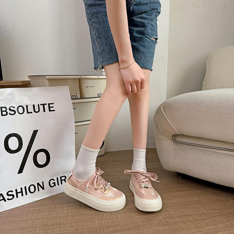 Vintage Womens Canvas Shoes Low-top Spring and Autumn New Fashion Sports Sneakers Trainers Breathable Ladies Footwear