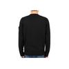 STONE ISLAND Ss22 Compass Patch Solid Color Pullover Sweater Men Sweater Black 7615502B0-V0029