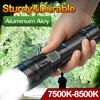 Variable Focus High-intensity Flashlight T8/P50 Wick - Rechargeable, Waterproof, Suitable for Night, Outdoor Lighting, and Adventure Equipment