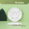 Xiyi Melamine White 5-Compartment Serving Platter