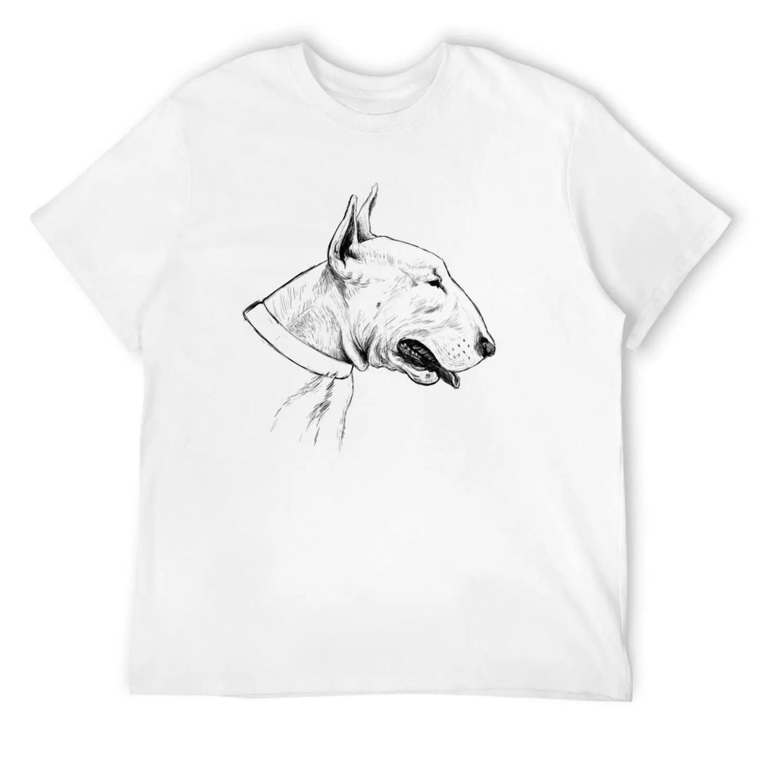 

Bull terrier T-Shirt quick drying sublime shirts graphic tshirts personalised t shirt men XXXXXL білий