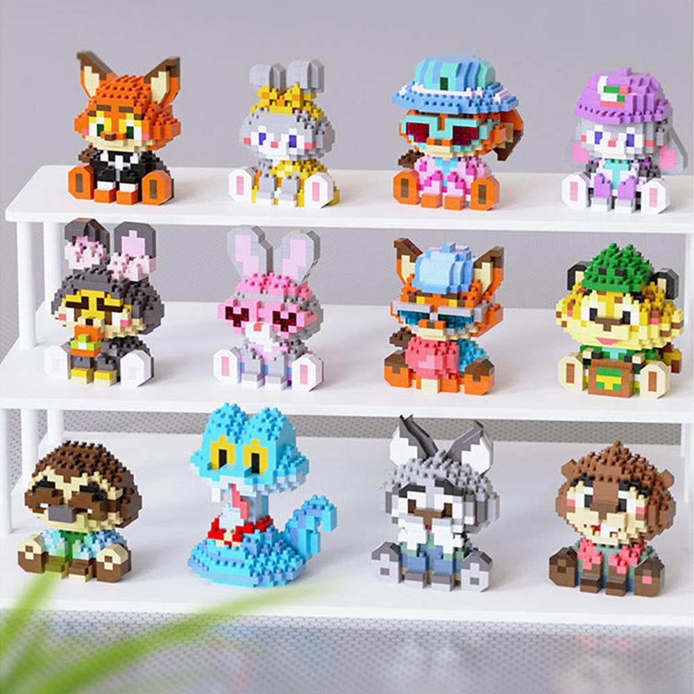 Zootopia 2 Building Blocks Judy Hopps Gary the Snake Nick Wilde Anime Cartoon Character Model Toys Birthday Gift