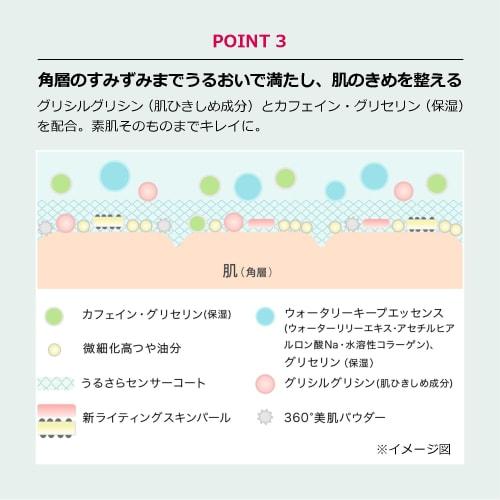Maquillage Makeup Base [Small Face Trick] Dramatic Forming Glow Base 30g Sheer Color White Floral and Citrus Scent