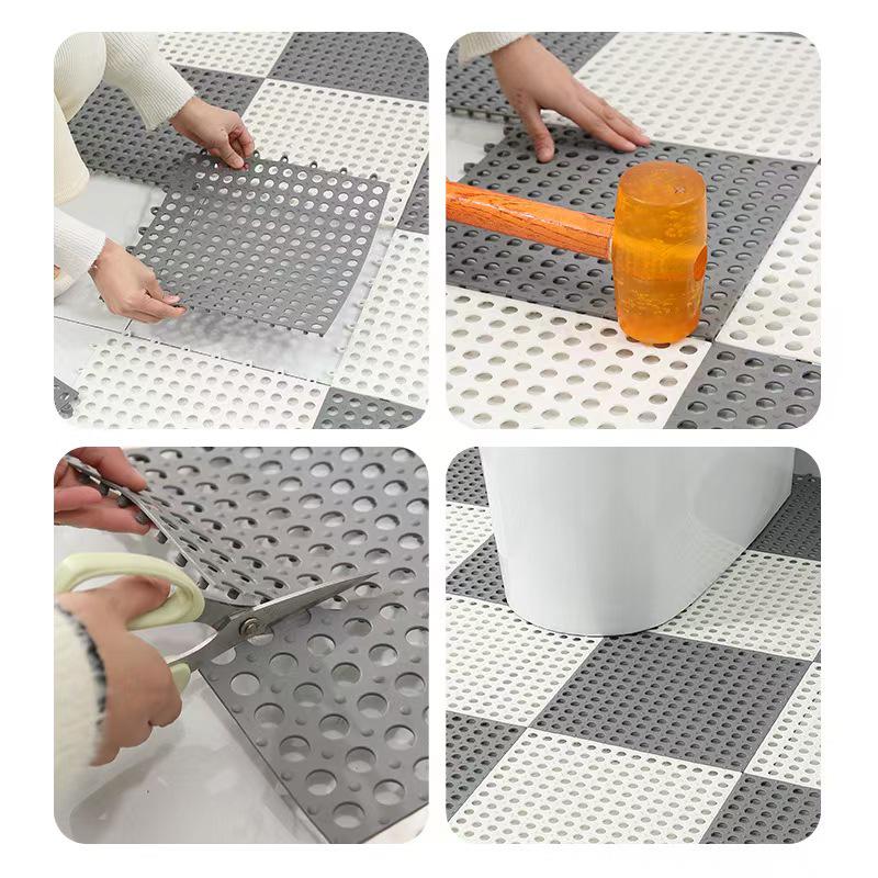 Non-Slip Bathroom and Kitchen Floor Mat: Thickened Shower Room, Toilet & Commercial Foot Pad