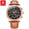 OLEVS Brand Watch Multifunctional Sports Timing Night Light with Calendar Men's Watch Men's 3660