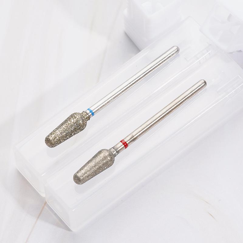 Diamant-Nagelbohrer für Nagelhautentfernung und Gel-Nagellackentfernung, Manicure-Werkzeugset im russischen Stil