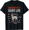 Silver Labrador Retriever Anatomy Of A Silver Lab T-Shirt