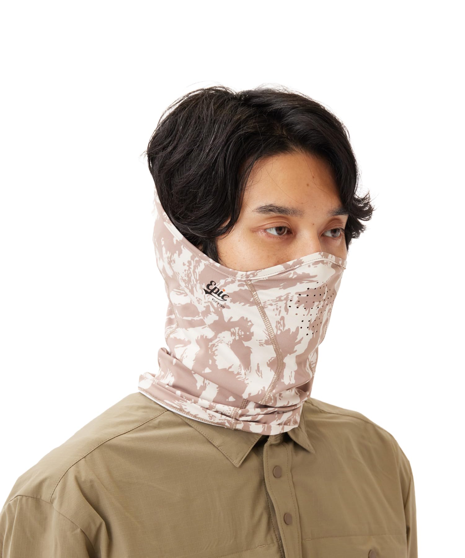 Snow Peak Neck Gator Neck BEIGE PT One EP-AC-26SU002 Warmer, Snood, Cowl, Men s & Women s,