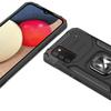 Armored Case Cover + Magnetic Holder Samsung Galaxy A03s Ring Armor Black