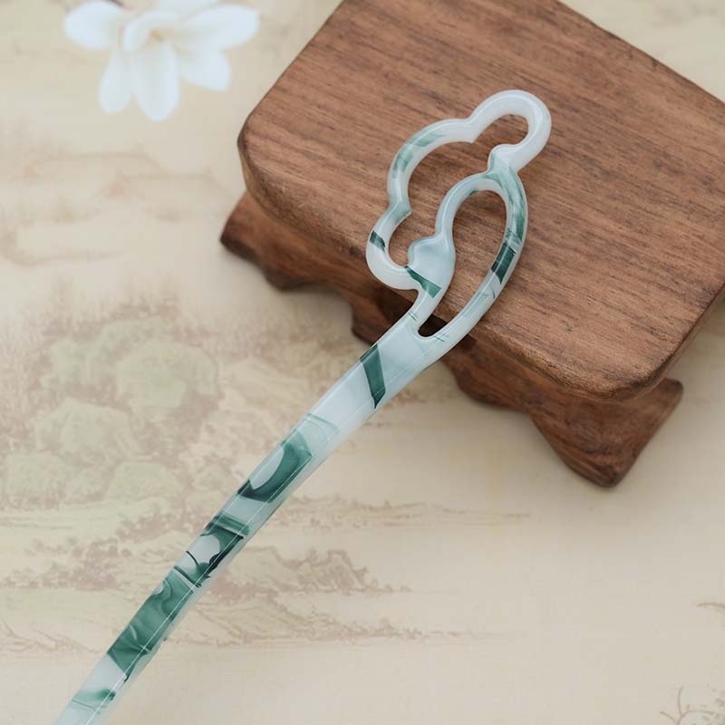 Neue Essigsäure-Haarstäbe im chinesischen Stil für Damen, Vintage-Harz-Essstäbchen-Haarnadeln, Haarspange, Kopfschmuck, Haarschmuck-Accessoires