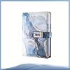 1 PZ Quaderno Codice A5 con Lucchetto Diario Quaderno Ispessito con Lucchetto a Codice Rivista Blocco Note Studente Forniture per Ufficio Scuola