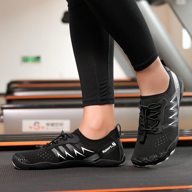 Hallen-Fitnessschuhe Stoßdämpfung Laufschuhe Leise ******** Seilschuhe Sport-Yogamatten-Schuhe Ganzkörper-Trainingsschuhe